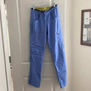 Cherokee Luxe Cecil Blue Scrub Pants